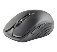 NGS Evo Rust Black - Souris sans Fil Rechargeable 2,4 GHz pour Ordinateur/MacBook/PC/Mac/iPad/Tablette, Touches Silencieuses, 3 Niveaux de Résolution:800/1200/1600, Conçue pour Les Droitiers, Noir