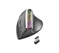 NGS Evo - Souris verticale - rechargeable, multi-mode - ergonomique - pour droitiers - 8 boutons - sans fil - 2.4 GHz, Bluetooth 3.0, Bluetooth 5.0 - récepteur sans fil USB - boîte de suspension