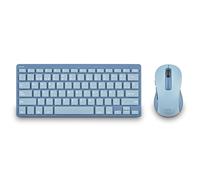 NGS FANTASY (QUERTY, ES) clavier Souris incluse Universel RF sans fil + Bluetooth QWERTY Espagnole Bleu