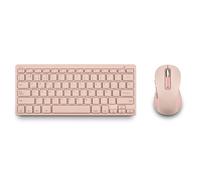 Fantasy Kit - Ensemble clavier et souris - multimode, rechargeable - sans fil - 2.4 GHz, Bluetooth - rose