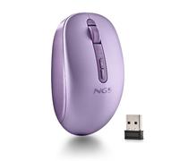 NGS Fog Dual Purple: Doble Souris sans Fil silencieuse. Plug & Play | Double connexion : compatible avec technologies Bluetooth 5.2 et 2,4 GHz, ergonomique, capteur 800/1200/1600 DPI.