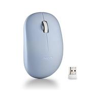 NGS Technology Souris sans fil Fog Pro Blue – Optique 1000 DPI, Nano USB, Silencieuse, Ambidextre