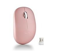 NGS Technology Souris sans fil Fog Pro – Ambidextre, 1000 DPI, Nano USB, Rose