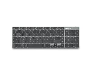 NGS FORTUNE-BT, AZERTY, FR clavier Universel Bluetooth Français Noir, Argent