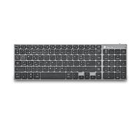NGS Fortune-BT - Clavier Multi-appareils sans Fil Rechargeable, Bluetooth 5.0, portée de 10 mètres, Portugais QWERTY, Noir