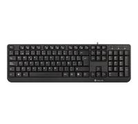 NGS Clavier USB FUNKYV3 – 12 touches multimédia, câble 140 cm, Plug&Play (QWERTY espagnol)