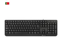 NGS FunkyV3, QWERTY, PT clavier Maison USB Portuguais Noir