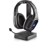 NGS GHX-600: Casque de gaming sans fil avec technologie 2,4 GHz, lumières LED et base de charge. 7.1 son virtuel. Couleur Noir. G