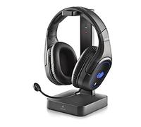 NGS GHX-600 - Casque de Jeu sans Fil 7.1 avec Technologie 2,4 GHz, Lumières LED et Base de Charge