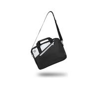 NGS Sacoche PC GINGER BLACK14 – Jusqu'à 14'' – Compartiments & poche ext. – Noir (bleu)