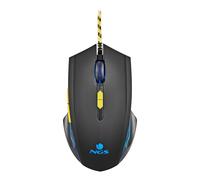 NGS GMX-123 - Souris de Jeu avec éclairage LED Filaire USB 6 Boutons capteur Optique réglable Compatible PC et Ordinateur Portable/PS/Xbox/Nintendo Switch/tablettes/téléphones précision et contrôle