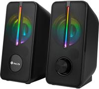 Ngs GSX-150 Wireless PC Speakers 12W 2.0 Channels RGB LED Black USB