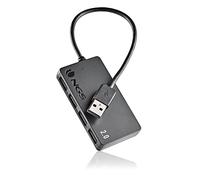 NGS Technology – Hub USB iHub4 TINY – 4 x USB 2.0 480 Mbit/s – Noir