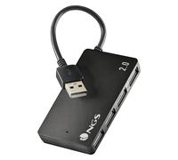 NGS Technology – Hub USB iHub4 TINY – 4 x USB 2.0 480 Mbit/s – Noir