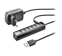 NGS Technology Hub USB 2.0 IHUB7 Tiny – 7 ports, Alim. externe 5V/1A, Compatibilité universelle