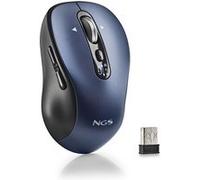 NGS Souris sans fil Infinity-RB rechargeable multi-appareils 2,4GHz+BT5.1 boutons silencieux Bleu
