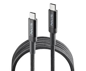 NGS KNOT 100W-3 câble USB USB 2.0 3 m USB C Noir