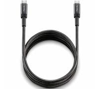 NGS Câble USB-C vers USB-C KNOT 65W-3 – 3 m, charge rapide 65 W, 480 Mbps – Noir