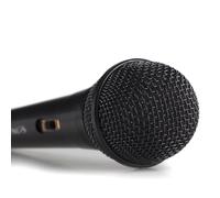 NGS Microphone filaire Singer Fire Jack 6,35mm 3m (Noir)