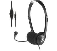 NGS Technology Casque filaire MS103 Max – Casque et micro réglables, Jack 3,5 mm, 1,5 m