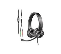 NGS MSX 11 Pro - Micro-casque - circum-aural - filaire - jack 3,5mm - noir