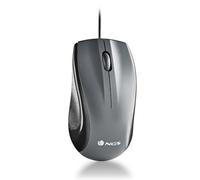 NGS Musk - Souris Laser Filaire, Connexion USB, 1200 DPI, Ergonomie Ambidextre, 2 Boutons et Molette de Défilement, Design Élégant, Installation Plug and Play