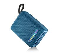 NGS Roller Furia 1 Bleu - Haut-Parleur Portable Compatible avec la Technologie Bluetooth, Lumières RGB, étanche IPX6, 15 W, True Wireless, USB, 9 Heures d’autonomie, Bleu ...