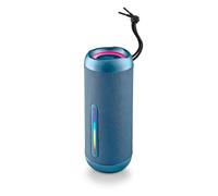NGS Roller Furia 2 Blue - Enceinte Bluetooth Portable 5.3, 30 W, IPX7 étanche, lumières RGB, True Wireless TWS, USB, Batterie 9 Heures, Bleu
