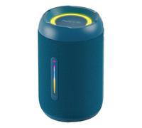 NGS Roller Furia 2 Tiny Blue - Haut-Parleur Portable Compatible avec la Technologie Bluetooth, étanche IPX7, 20 W, True Wireless, USB, 7 Heures d’autonomie, Noir