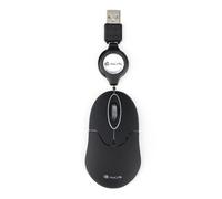 NGS Technology - Souris Sin Black Optique 1000 DPI Câble rétractable USB 2 boutons Ambidextre