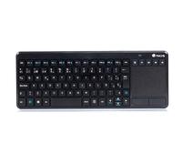 NGS TV Warrior - Clavier - avec pavé tactile - sans fil - 2.4 GHz - QWERTY - noir