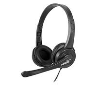 NGS VOX505USB Casque Estéréo avec Microphone, Connexion USB et Contrôle de Volume pour PC, Ordenateur Portable ou Videoconsole