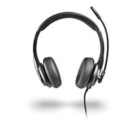 NGS VOX605 USB-C Casque Stéréo avec Microphone Flexible, USB-A Inclus, Annulation du Bruit, Contrôle du Volume, Bandeau renforcé, Plug & Play pour PC, Ordinateur Portable, Tablette et Smartphone