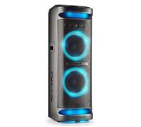 NGS Wild Space 3 - Enceinte Portable 4000W Bluetooth 5.3, TWS, Double Subwoofer 10 "", Tweeter Horn, Lumières LED RGB