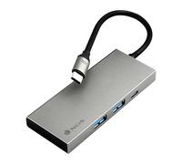 NGS Wonder Dock 4 Pro - Adaptateur USB-C en Aluminium ultraléger, HDMI 4K 30Hz, Charge PD 100W, USB 3.0, VGA, Ethernet, Compatible avec MacBook, Chromebook et Ordinateurs Portables