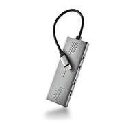 NGS Technology Adaptateur multiport USB-C WONDER4-C – 4x USB 3.0 5Gbps, Aluminium, câble 180 mm