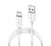 NGS ZYRO-AC câble USB USB 2.0 1 m USB A USB C Blanc