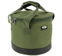 NGT Poubelle avec poignées et Couvercle à Fermeture éclair, Vert, Taille Unique