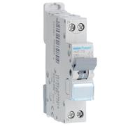 Hager Disjoncteur modulaire NGT710 1P+N Courbe D 10 A 6 kA 1 module vis/vis