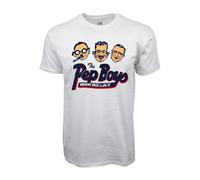 NGTDXZAES The PEP Boys 80S 90S White T-Shirt White XL