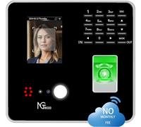 NGTeco Pointeuse Horaire Cloud,100% Sans Abonnement,Système Multi-utilisateurs avec Synchronisation en Temps Réel et Sécurité AWS Machine à Carte de Pointage avec Logiciel de Contrôle à Distance(TC1)