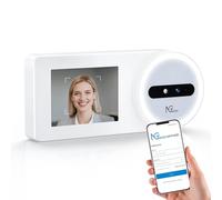 NGTeco Pointeuse Horaire Cloud - TC5 avec Reconnaissance Faciale pour Les Petites Entreprises Dispositif de Pointage à Distance avec Logiciel & Application iOS/Android, sans Abonnement Mensuel