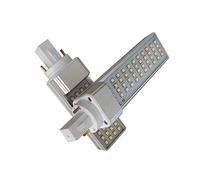 NGTFDCP Ampoule maïs, Lampe LED Épis De Maïs, Émetteur Variable E27 7W, Tête Tube 180 Degrés PL, Couvercle Clair/blanc Laiteux Pour Luminaires Industriels Commerciaux,pour plafonnier(6000K,Clear)