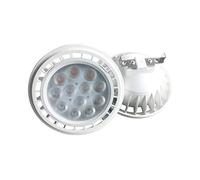 NGTFDCP Ampoule maïs, Projecteur LED épis de maïs basse tension 12V 12W, projecteur principal AR111 GU10 G53 for Luminaires industriels et commerciaux à haute baie,pour plafonnier(Warm white 3000K)