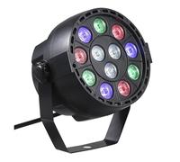 NGTFDCP Lampe de Projection, 12 Projecteurs LED par De Couleurs Mixtes avec Stroboscope Et Mode De Commande Vocale,pour Une soirée dansante d'halloween ou d'anniver