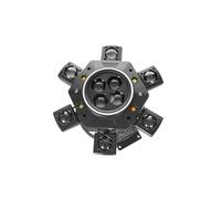 NGTFDCP Lampe de Projection, Projecteur LED À Tête Mobile avec Télécommande, 6 Bras, Éclairage De Scène Polychrome for Discothèque,pour Une soirée dansante d'halloween ou d'anniver