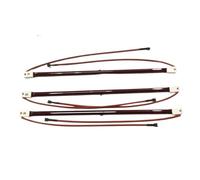 NGTFDCP Lampe infrarouge, 3 Tubes Infrarouges. Tube De Chauffage Électrique D'halogène Rubis 350mm Pour La Machine Cuisson Chaussure,pour pulvérisation automobile