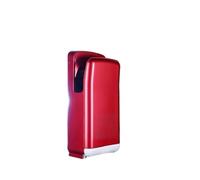NGTFDCP Sèche-Mains, Induction Complètement Automatique De Dessiccateur Main, Type À Grande Vitesse 2000W Jet Latéral D'immeuble Bureaux D'hôtel Sec,pour Cuisine, Salle de Bain(Red)