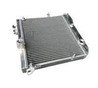 NGYBSFHxsr Radiateur de course tout aluminium avec durite bleue, compatible avec les modèles Autobianchi A112 Série 3-7 S4/5/6(Red)