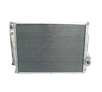 NGYBSFHxsr Radiateur en aluminium à 2 rangées, compatible avec BMW E46 M3 330D 328 325 323 320 Ci 318i 1999-2006, manuel